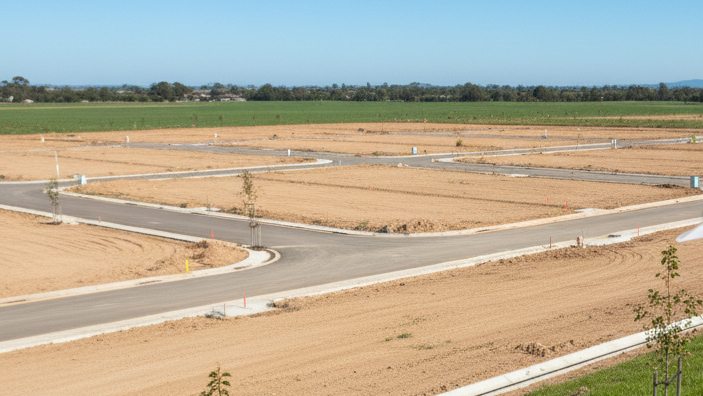 新築分譲地区画（未着工）