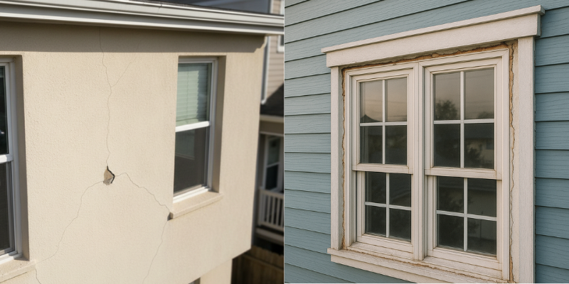 雨、風に晒されるのは屋根だけではありません