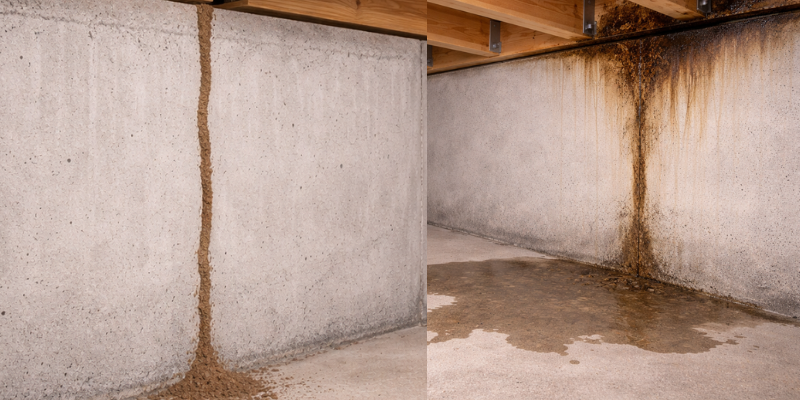 床下は普段目にしない場所だけに不具合を見付けたときには手遅れになる場合も…