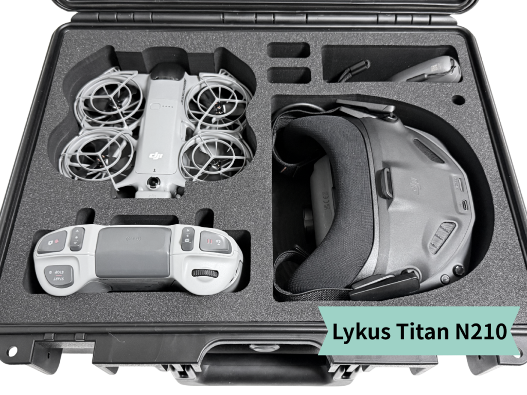 Lykus Titan N210 防水ケース（DJI Neo 2 Motion Fly Moreコンボ用）
